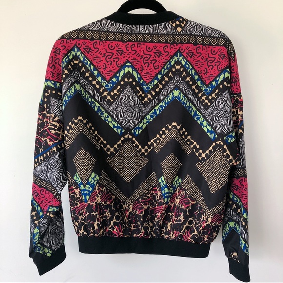 H&M DIVIDE retro 80s 90s inspired jacket S - Picture 4 of 4